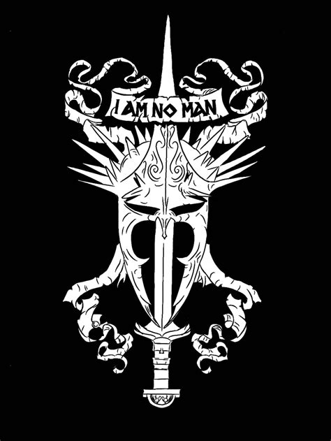 i am no man tattoo|lotr witch king tattoo.